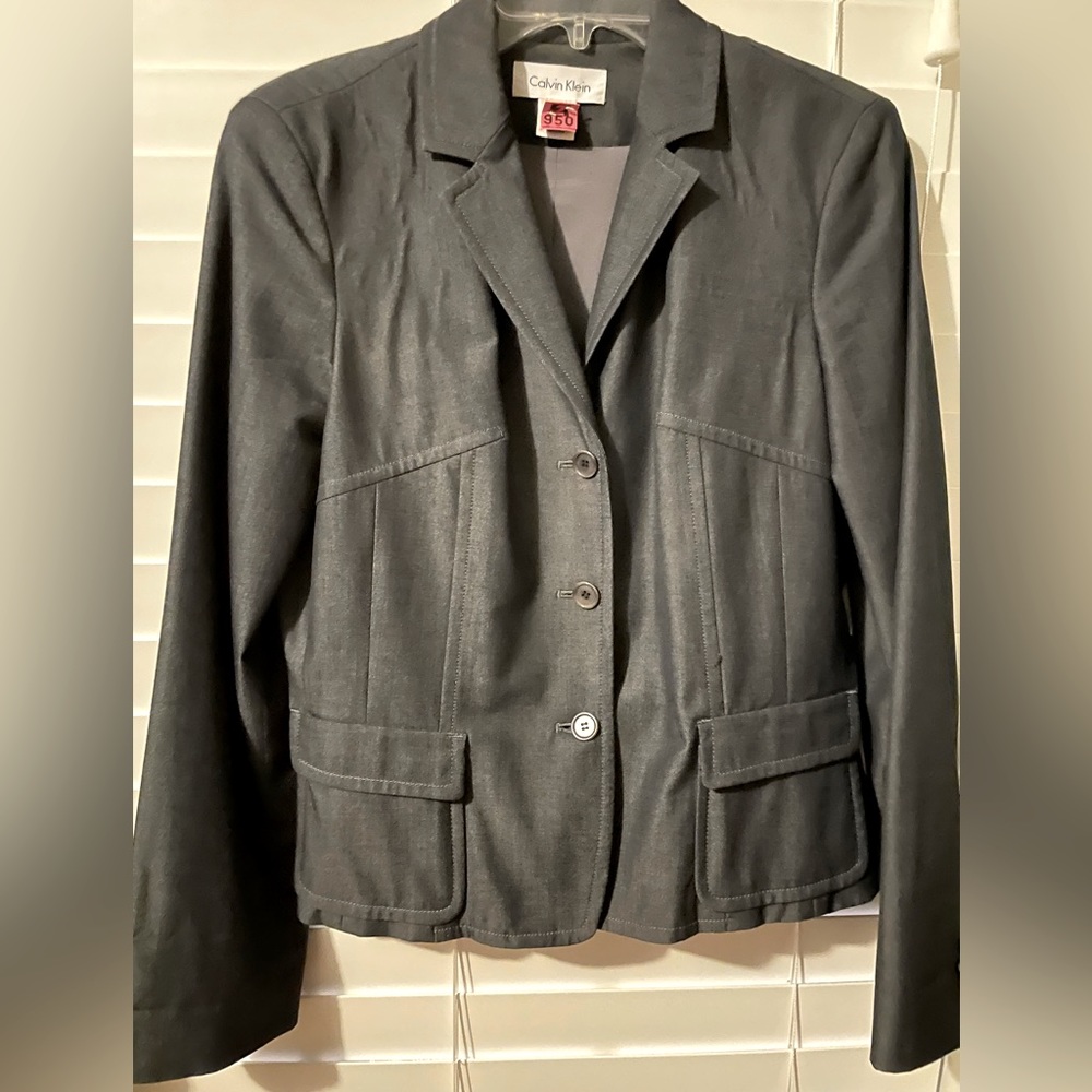 Navy Calvin Klein blazer